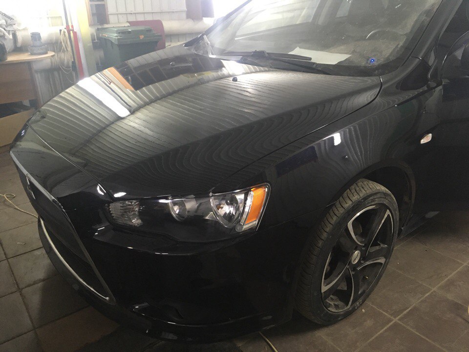Кузовной ремонт Mitsubishi Lancer после ремонта