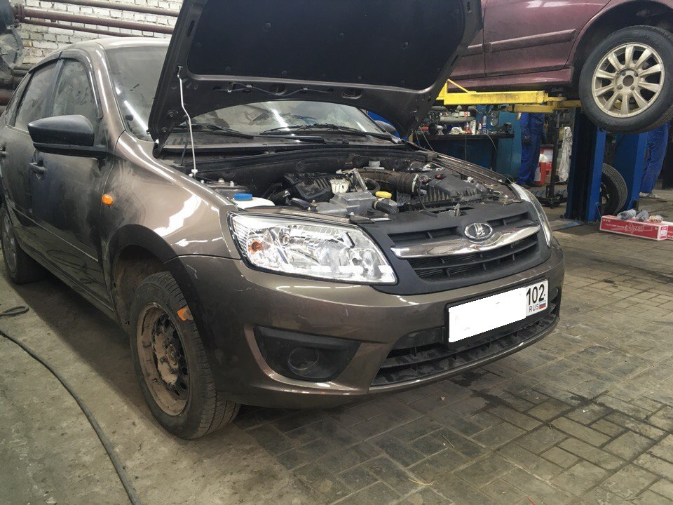 Кузовной ремонт Lada Granta после ремонта