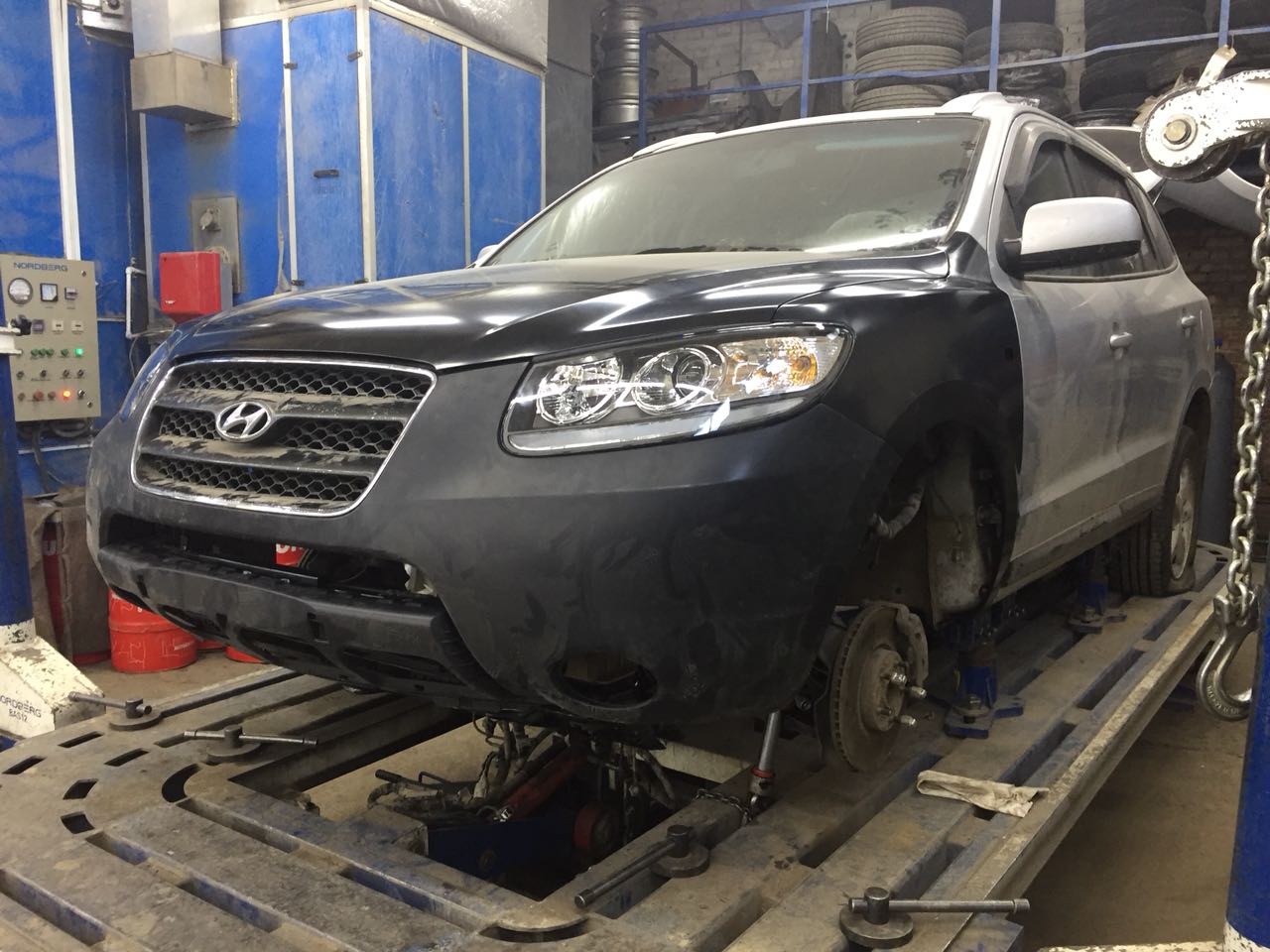Кузовной ремонт Hyundai Santa Fe после ремонта