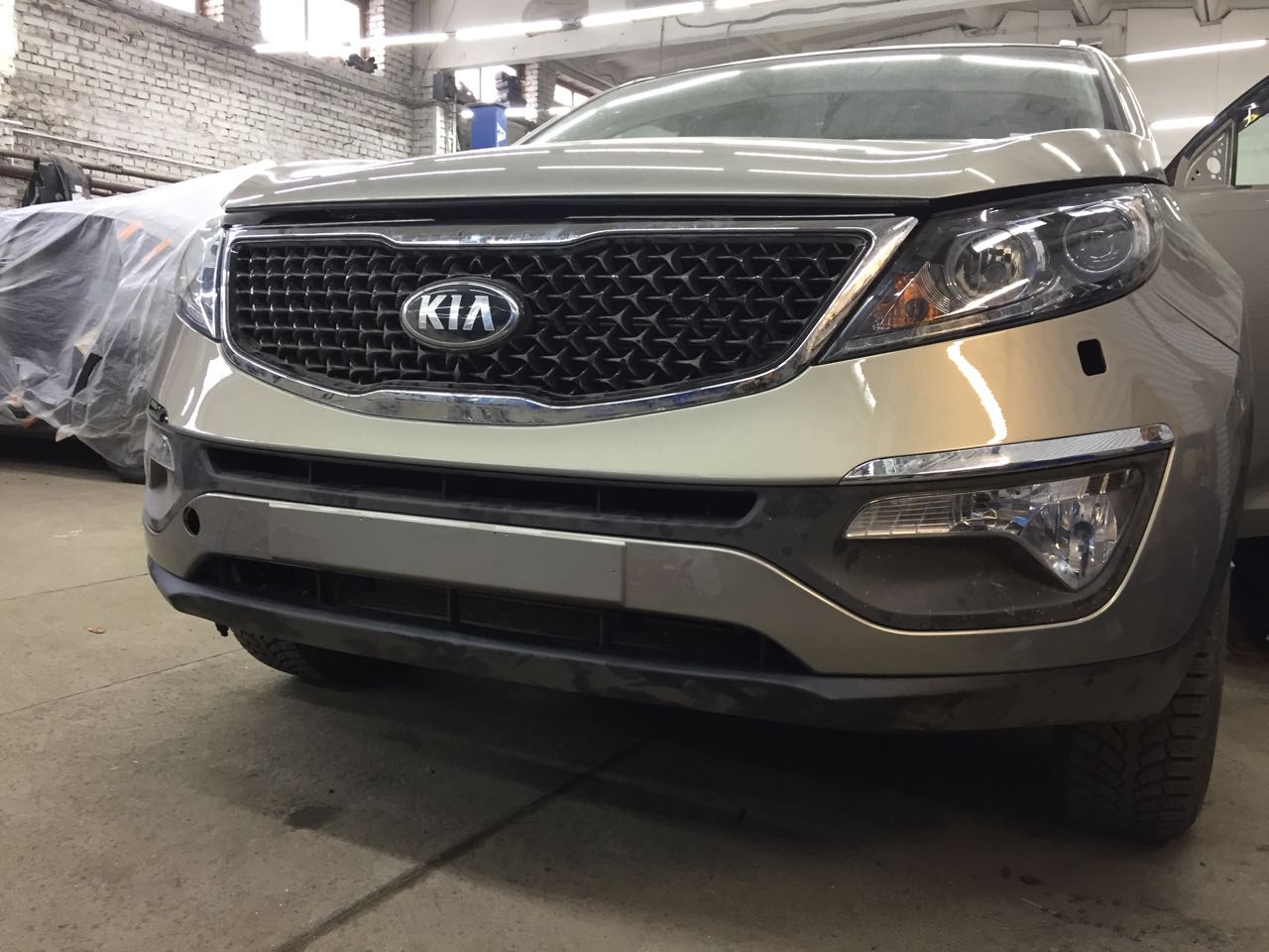 Кузовной ремонт Kia Sportage после ремонта