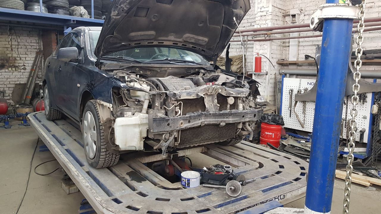 Кузовной ремонт Mitsubishi Lancer X